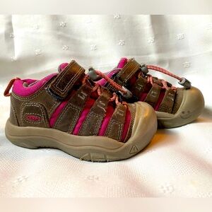Keen Kids' Sneakers in Pink and Brown